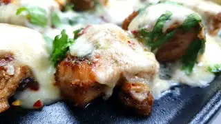 CHEESY CHICKEN BOTI recipe l Tender chicken boti with cream and cheese