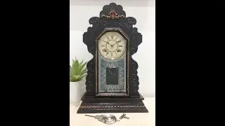 Antique ANSONIA New York Gingerbread Kitchen Mantel Chime Clock | Item# 1418 - Adelaide Clocks