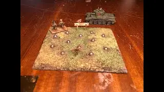 Fast and easy DIY land mine field for 15mm WW2 wargames