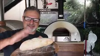 How to bake Bread in a stainless steel pizza oven. Vesuvio 800.