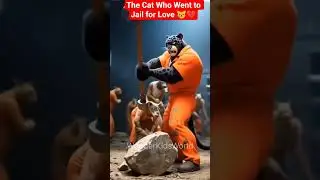 The Cat Who Went to Jail for Love 😿💔 #cat #cute #cartoon #animals #pets