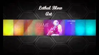 Anime Youtube Banner Template