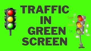 TRAFFIC SIGNS IN GREEN SCREEN BACKGROUND| COPYRIGHT FREE CONTENT #greenscreen #copyrighfree