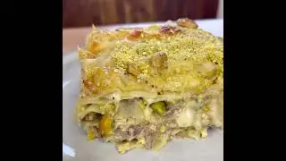 Lasagne al pistacchio e rag&ugrave; bianco
