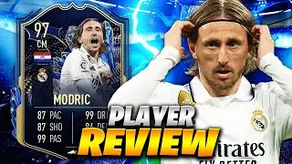 😯 AMAZING DRIBBLER 😯 MODRIC 97 TOTS PLAYER REVIEW - DIV 2 - FIFA 23 ULTIMATE TEAM