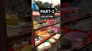 Street Whole Cake & Dessert Platter Part-2#foodybiplobshorts #dessert #cake #platter #dessertplatter