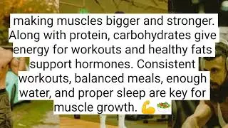 Simple way to put on Muscle explained #musclebuildingfood #technique of muscle gain