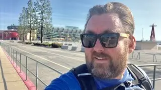 Empty Anaheim Landmarks - Angels Stadium & Honda Center / My First Trip On Santa Ana River Trail