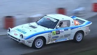 Ultra-RARE Mazda RX-7 FB Group B Rally Car - 13B Rotary Engine Sound!
