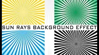 Easiest Way to Create Editable Sunburst in CorelDraw | Sun Rays Background kaise Banaye !