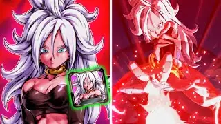 A ANDROID MAJIN GANHOU UM BUFF INSANO? - ANDROID 21 COM UNIQUE EQUIP - DB LEGENDS - 
