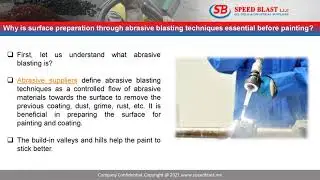 Abrasive Blasting for Surface Coating Preparation
