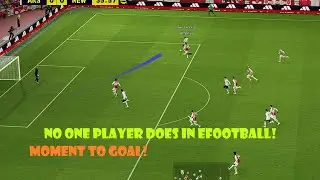 The Best Assist in eFootball 2024! Smooth Beauty Driven Pass Outwit the Defenders!