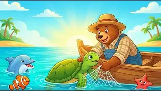 🐢✨ Bear Farmer Ocean Adventure: Learning Sea Animals & Turtle Rescue