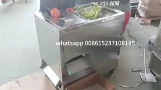 Stainless Steel Green Banana Peel Removing Remover Automatic Industrial Machine
