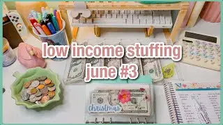 cash envelope stuffing | june week 3 | $100 low income budget | savings challenges & sinking funds