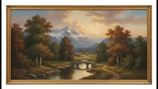 Classic Landscape Oil Painting 🌄 Art for TV | Timeless 4K Wall Art for Home Decor