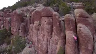 Climbing at Pocket Rock