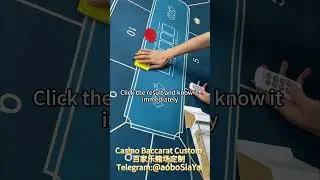 🔍 Baccarat secrets you've never seen before: Baccarat black-tech card shoe #casino #baccarat #diy