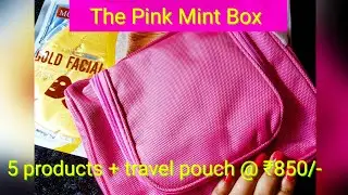 Pink Mint Box September | Organic Haircare Skincare & Bodycare