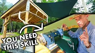 Industrial Sewing Meets Off-Grid Kitchening: Sunbrella Shade Sail Build. ep295