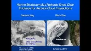Stratocumulus Decks - labs for inadvertent & planned cloud seeding