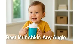 🥤 Чашки с трубочкой Munchkin, 10 унций, утяжелённые, с крышкой Click Lock | Лучший Munchkin с люб...