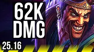 DRAVEN & Rakan vs SAMIRA & Zac (ADC) | 62k DMG, 3k comeback, 18/6/12 | KR Master | 25.16
