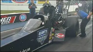 Dan Mercier, Doug Foley, Wendland, Tommy Johnson Jr, Top Fuel Dragster, Qualifying Rnd2, Dodge Power