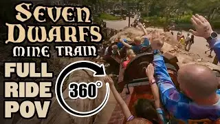 Seven Dwarfs Mine Train in 360&deg; FULL RIDE POV [4K] in Magic Kingdom!
