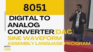 Assembly program to generate sine wave signal in 8051 |Sine wave generation using 8051