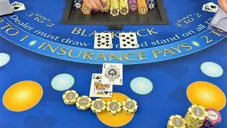 I WON $500,000 ON ONE LUCKY HAND OF BLACKJACK IN THIS AMAZING $1,000,000 HIGH STAKES WIN!