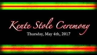 Kente Stole Ceremony 2017