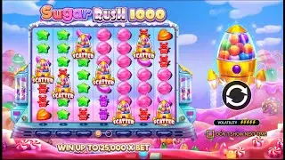 sugar rush 1000 MASSIVE Buys And Spins DEMO GAMEPLAY