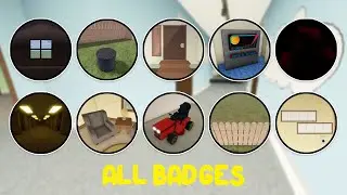 How To Get All 32 Badges in myhouse.rbxm ROBLOX