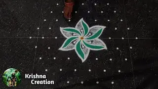 Karthigai Deepam Special Rangoli Design with 9x5 dot | Beautiful RangoliKolam | Easy Rangoli Muggulu