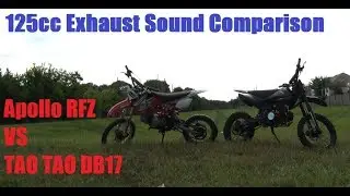 Apollo RFZ vs Tao Tao DB17 Exhaust Sound