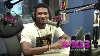 Usher on the recording of 