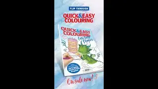 Magazine Flip-Through Cute Little Dragons CHJ Quick & Easy Colouring #shorts #NewIssue ON SALE NOW