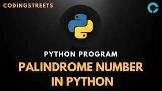 Python Program: How To Find Palindrome Number in #python #pythontutorial