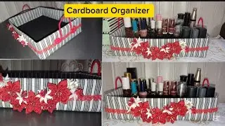 Card board Organizer | Gift box | Easy Recycling Ideas by craftyfunda 