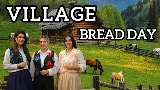 Baking Village Bread the Old Way 🍞