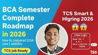 BCA Semester Complete Roadmap  in 2026 | Java DSA Coding | Full stack  Development jobs #tcs Read 
