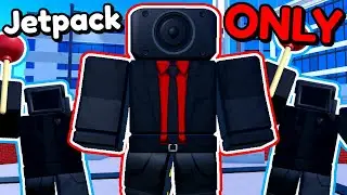 I ONLY Used JETPACK UNITS... (Toilet Tower Defense)