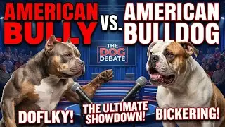 American Bully vs American Bulldog | The Funniest Dog Podcast Roast 🐶🎤