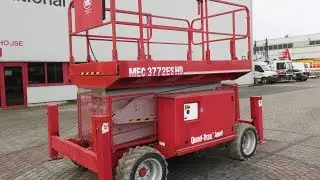 776054 MEC 3772ES HD ELECTRIC 4x4 SCISSOR WORK LIFT 1328CM JACKLEGS 06-2008 115HRS