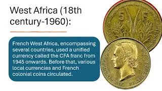 French Colonial Coinage: A Glimpse into Various Territories