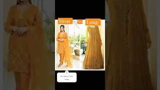 #short #vs #long #mustardcolor #combination #yellowdress  #shortfeed #viralvideo #music