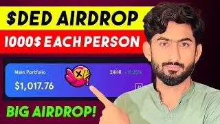 BIGGEST MEMECOIN AIRDROP | $DOT IS $DED AIRDROP FULL GUIDE  | GET FREE $DED COINS