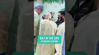 Day in the life of a Podiatrist 🦶#podiatrist #podiatrycare
